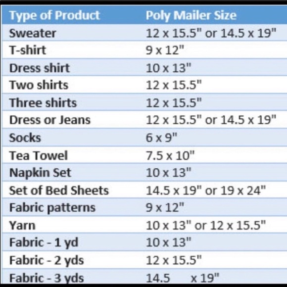 Poly Mailers PADDED 8,5x12 MIX 10x13 14x17 30pcs - Picture 16 of 16